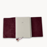 AMI - Aubergine + 3 charms, vintage (A5)