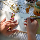 AMI - Yellow + 2 vintage charms (A6)