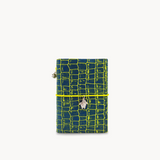 [NEW] AMI journal - Ibiza croc blue + 3 charms (A6)