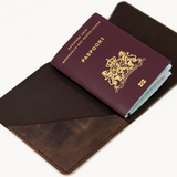 Voyage - Passport holder - Vintage Brown