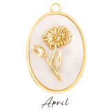 AMI Charm Birthmonth Flower