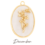 AMI Charm Birthmonth Flower