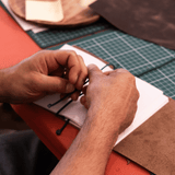 AMI journal - Vintage brown + charm (A6)