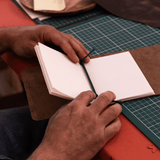 AMI journal - Vintage brown + charm (A6)