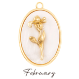 AMI Charm Birthmonth Flower
