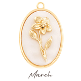 AMI Charm Birthmonth Flower