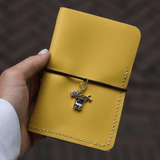 Voyage - Passport holder - Yellow + Charm