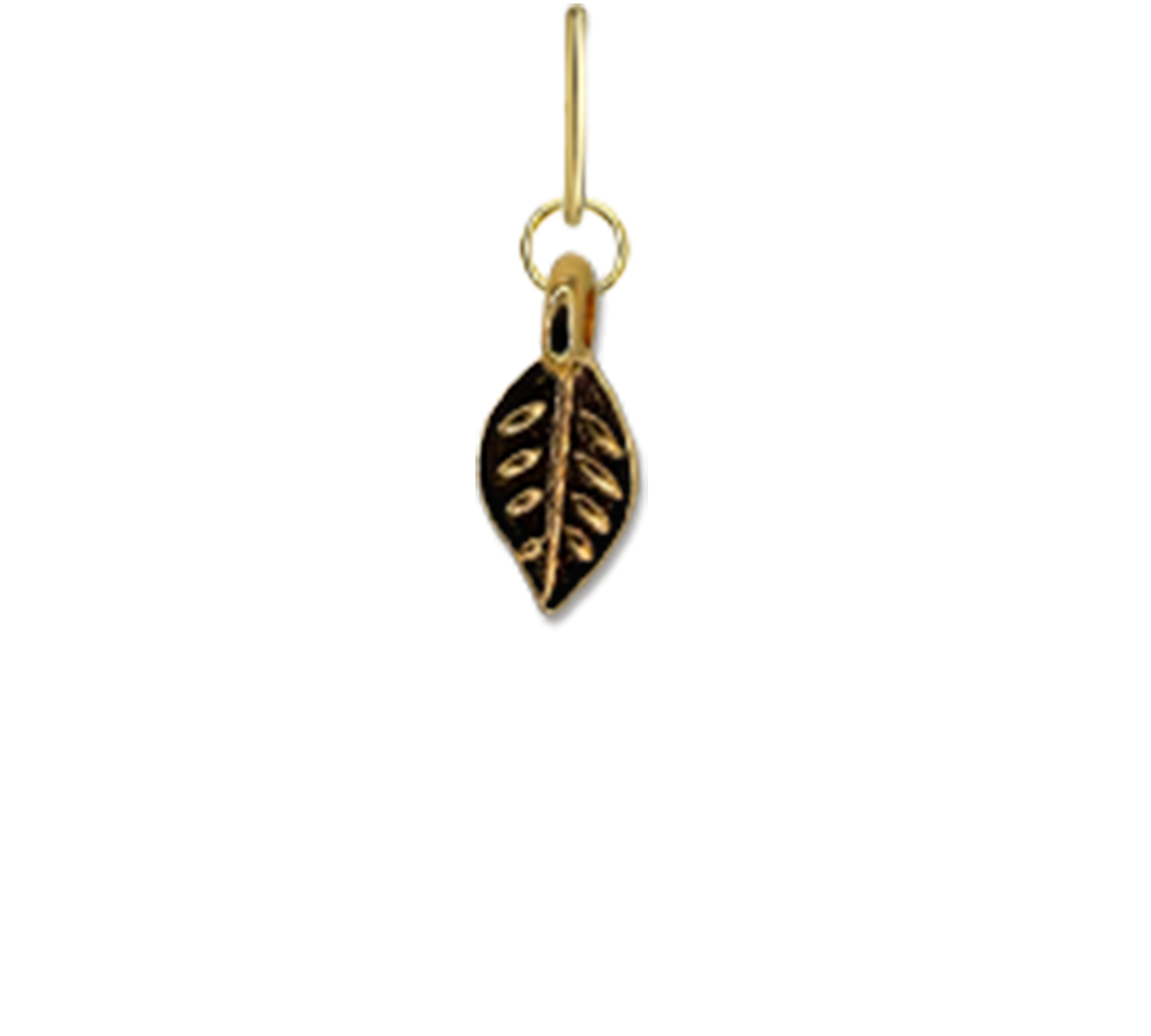 Gold Leaf Charm
