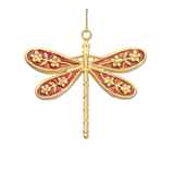 Red Dragonfly Charm
