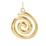 Gold Spiral Charm