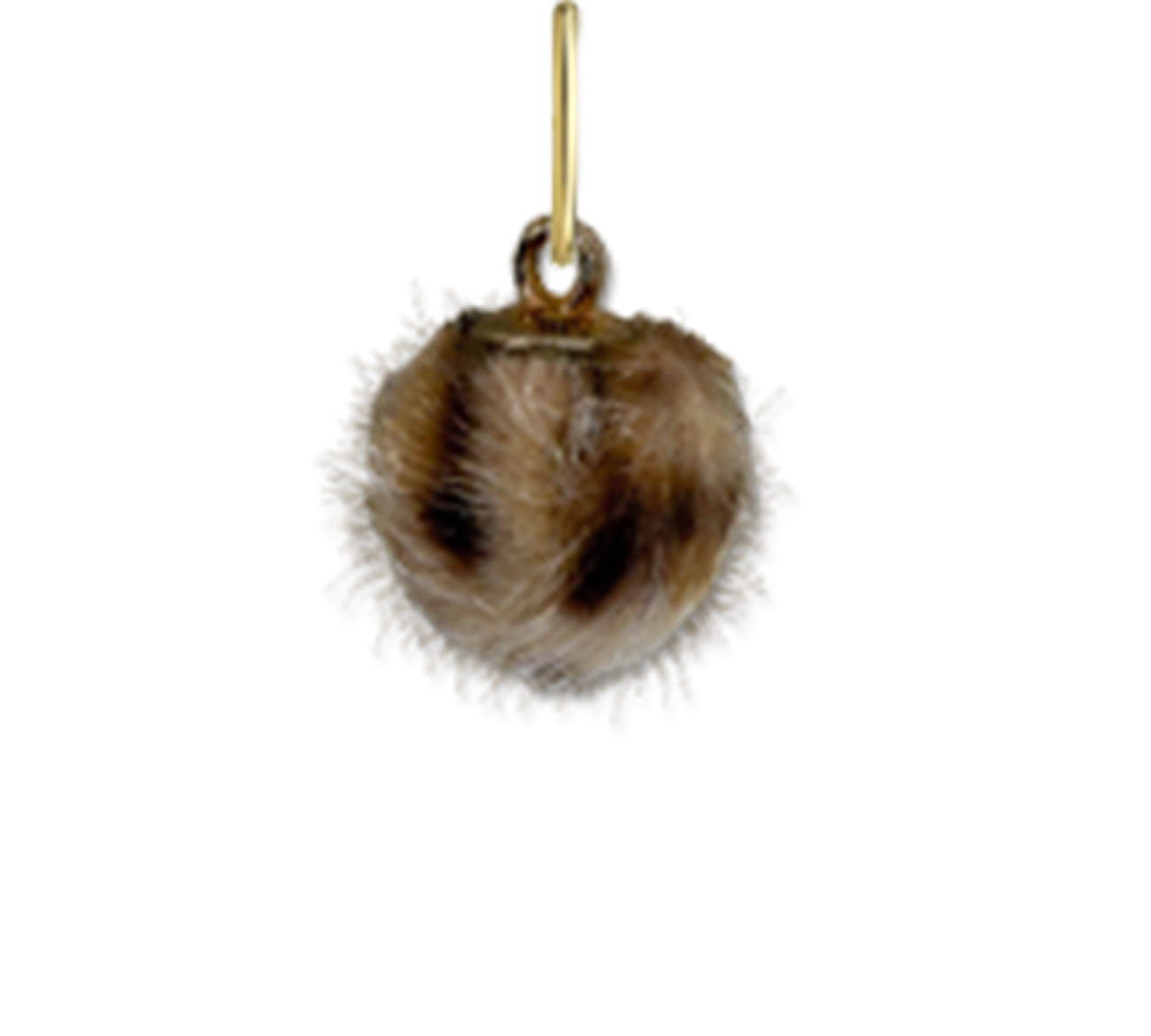Pom Pom Leopard Charm